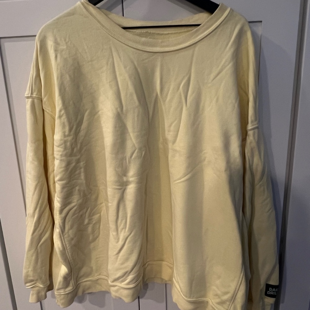 Daily Drills Yellow Long Sleeve Top